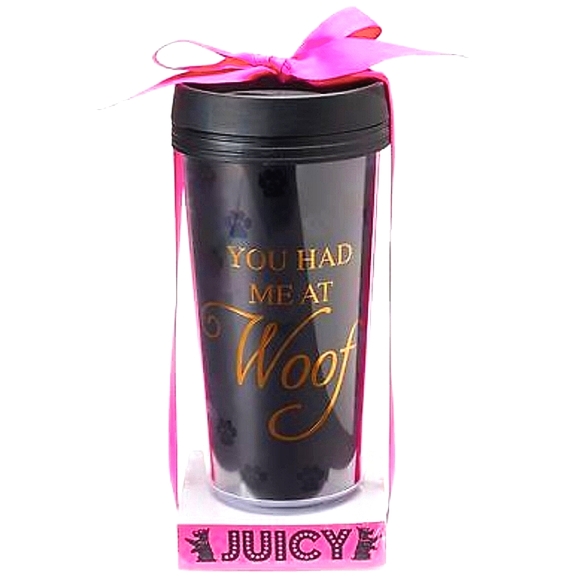 🐾 Juicy Couture Travel Mug & Notepad Set Limited Edition Travel Cup Gift Set - Picture 1 of 5